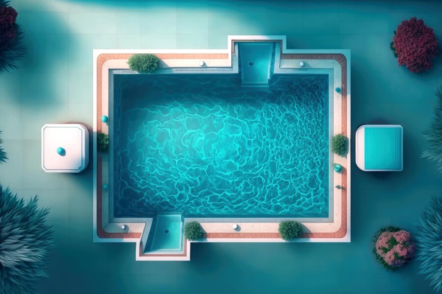Modern swimming pool design